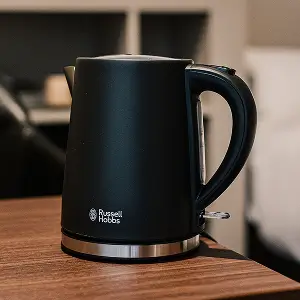 Black russel hobbs' kettle.